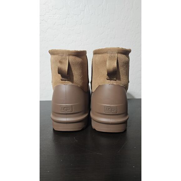 NEW UGG Classic Mini Pumped Molded Fur Boot Slip On Chestnut US Men 4 / Women 5 - Picture 3 of 5